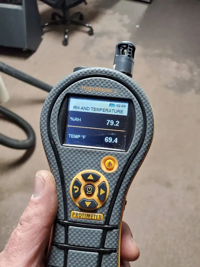 Moisture meter humidity assessment for Fire & Smoke Damage Restoration in New Richmond