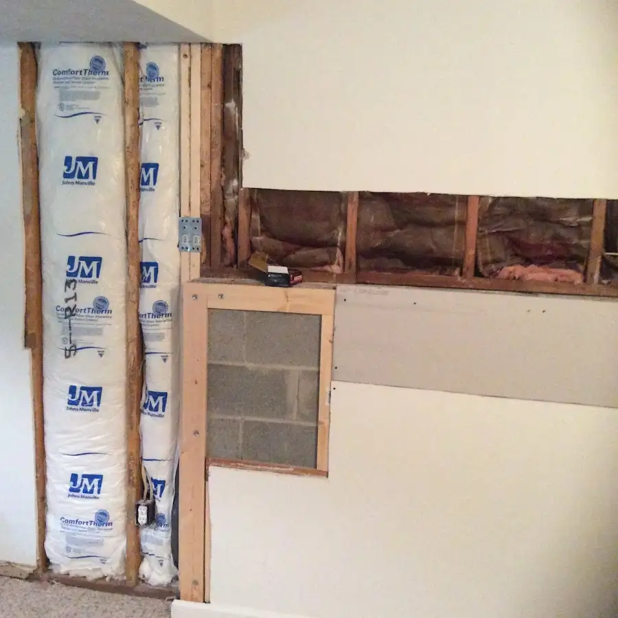 Wall insulation replacement during Odor Removal & Deodorization in New Richmond